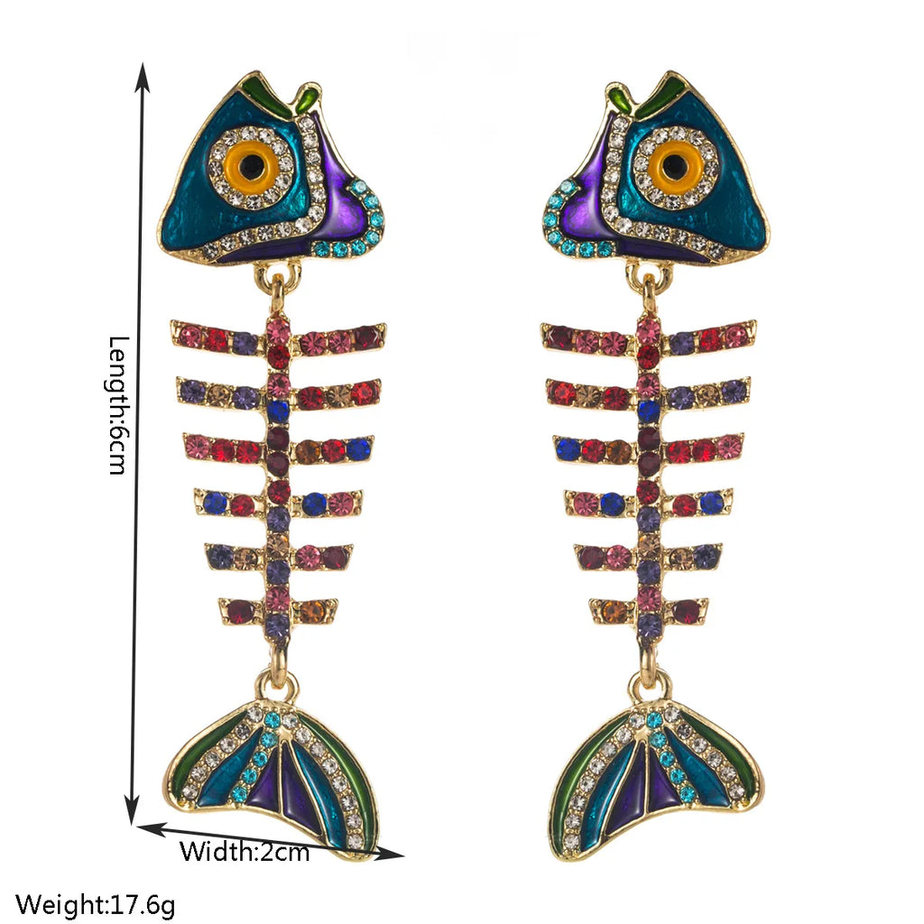 Ocean Luxe Pearl Fishbone Earrings