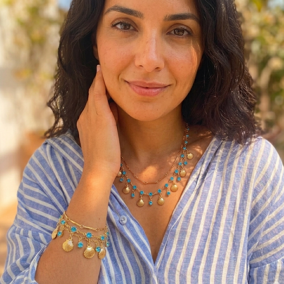 Ocean Muse Charm Necklace
