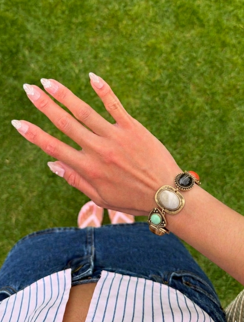 BohoAura Retro Geometric Bracelet