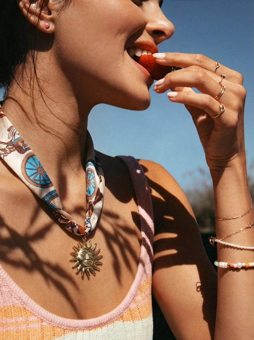 Scarf Necklaces For Women's