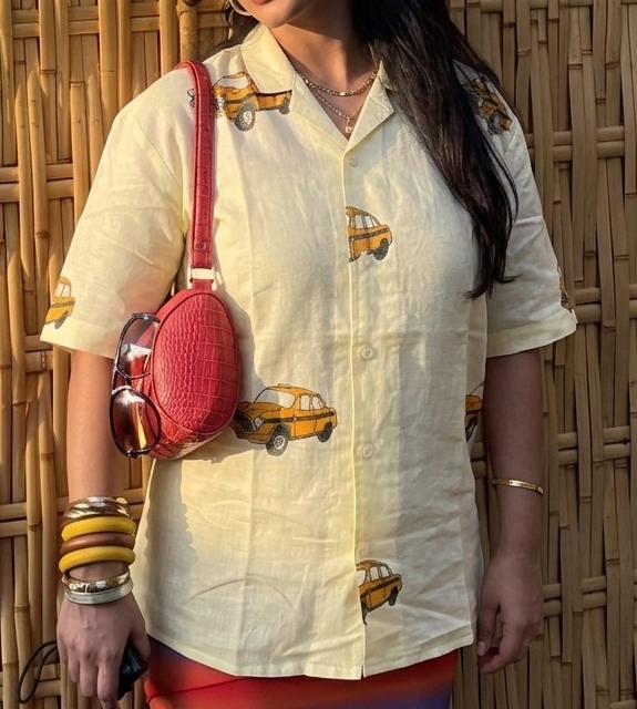 Handcrafted Cotton Tunic Shirt for Women