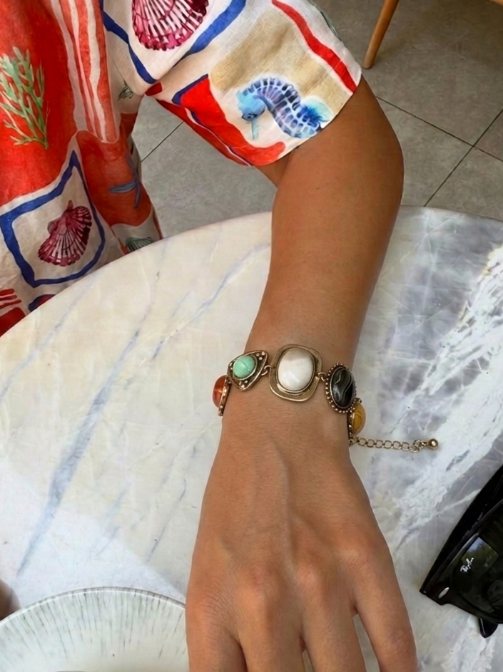 BohoAura Retro Geometric Bracelet