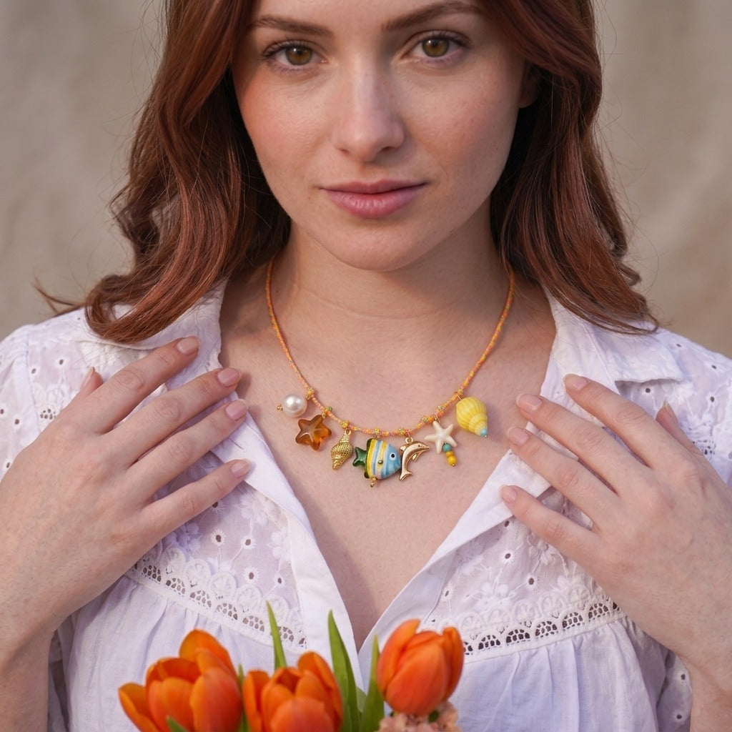 Seabloom Charm Necklace