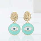 Inlaid Drop Earrings