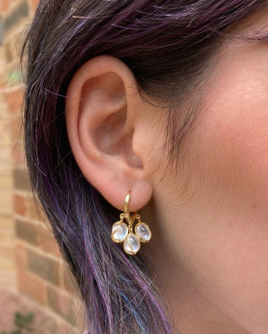 Light Luxury Tassel Diamond Earrings