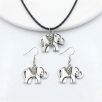 Retro Elephant Alloy Necklace