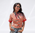 Women's Handcrafted Floral Shirt