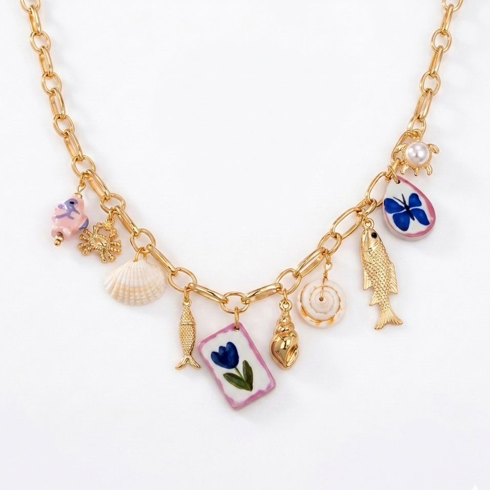 Boots Multi-Pendant Necklace