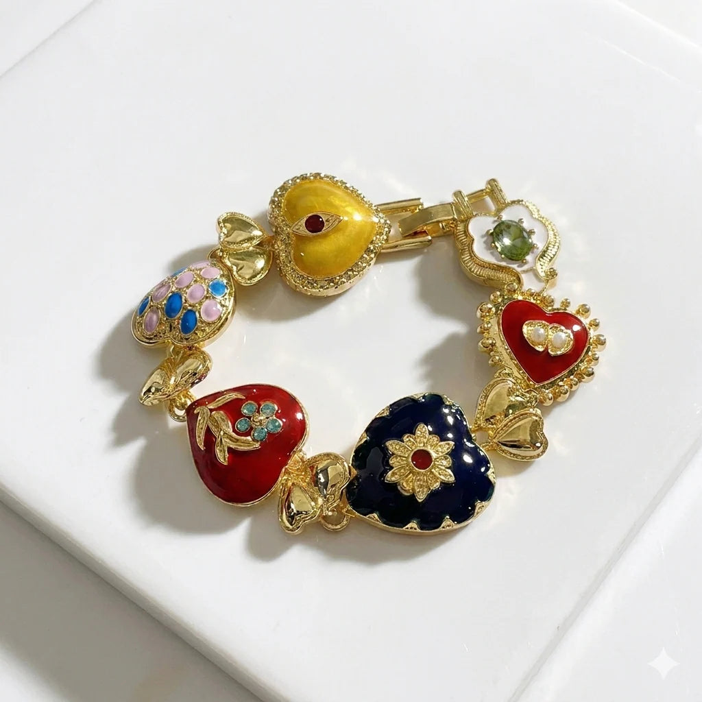 Retro Statement Necklace for Women | Gold-Plated Fashion Jewellery