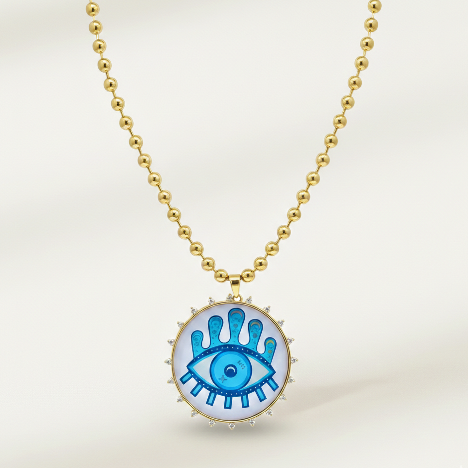 Auric Guardian Evil Eye Pendant