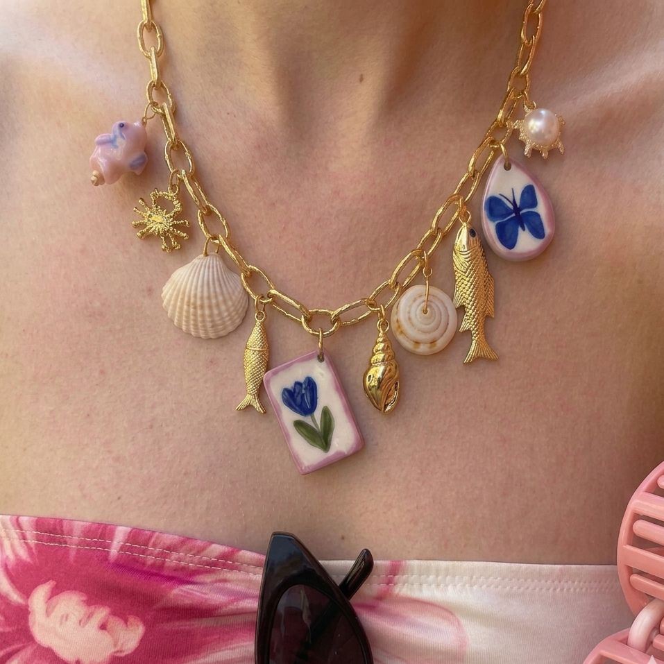 Boots Multi-Pendant Necklace