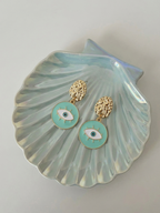 Inlaid Drop Earrings