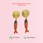 Flower Fish Earrings