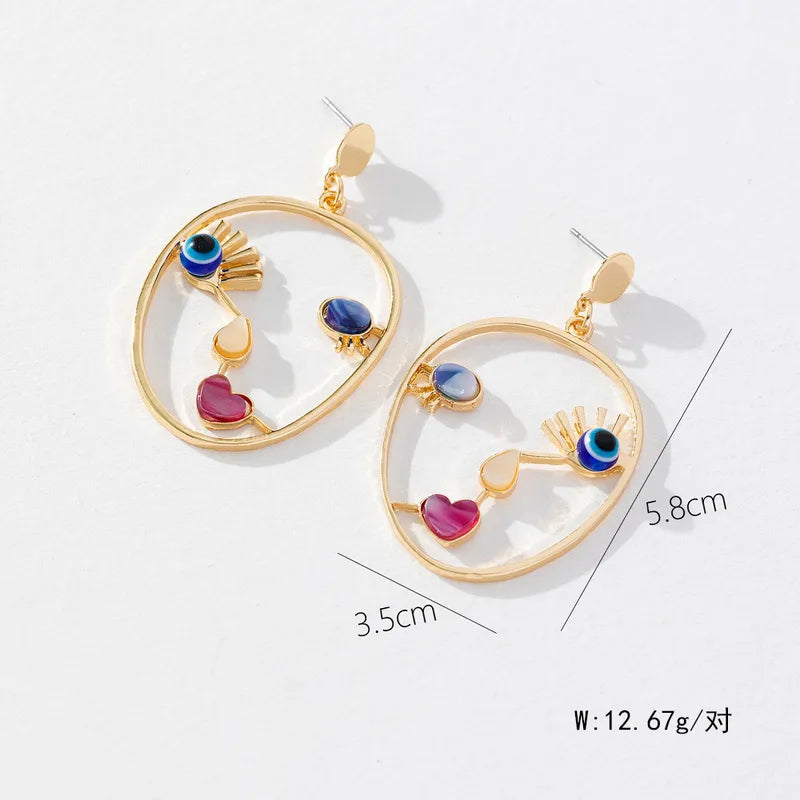 Celestia Eye Drop Earrings