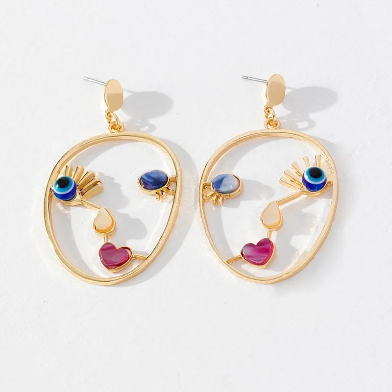 Celestia Eye Drop Earrings