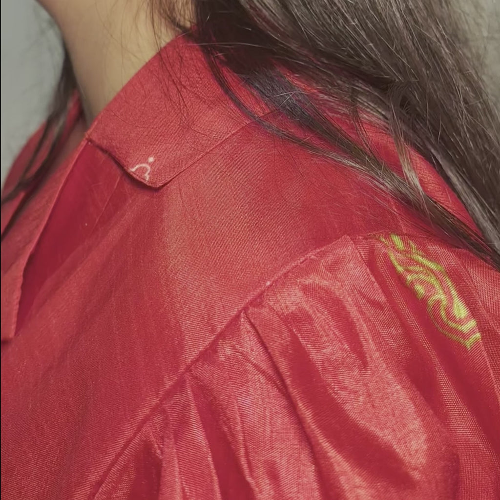 Crimson Grace Puff Sleeve Top