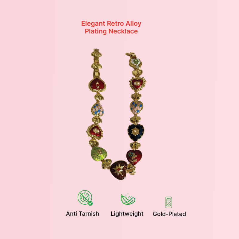 Elegant Retro Alloy Plating Necklace