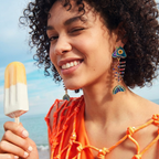 Ocean Luxe Pearl Fishbone Earrings