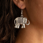 Retro Elephant Alloy Necklace